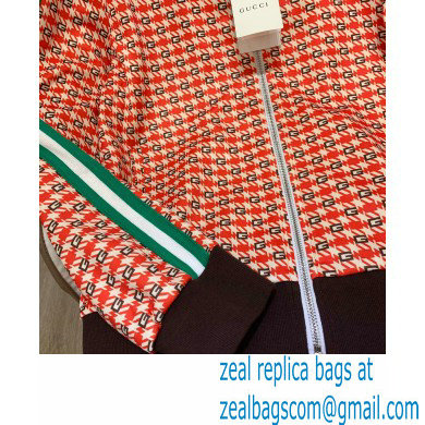 gucci G geometric jacquard jacket and pants 2021