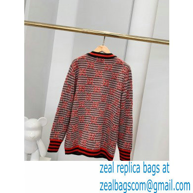 gucci GG jacquard wool cardigan 644779 2021