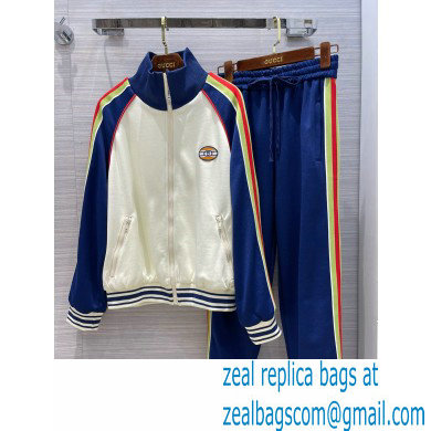 gucci Technical jersey zip-up jacket and pants 2021