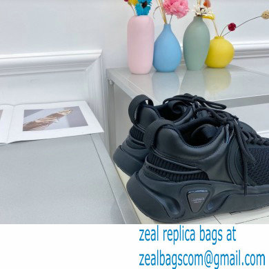 Balmain Leather And Mesh B-Runner Sneakers 01 2021