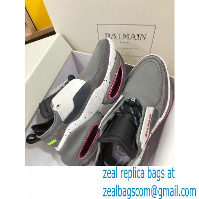 Balmain Leather And Suede Bbold Low-top Sneakers 03 2021