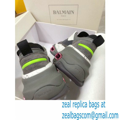 Balmain Leather And Suede Bbold Low-top Sneakers 03 2021