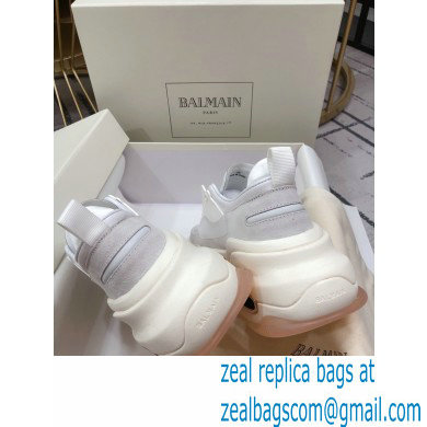 Balmain Leather And Suede Bbold Low-top Sneakers 04 2021