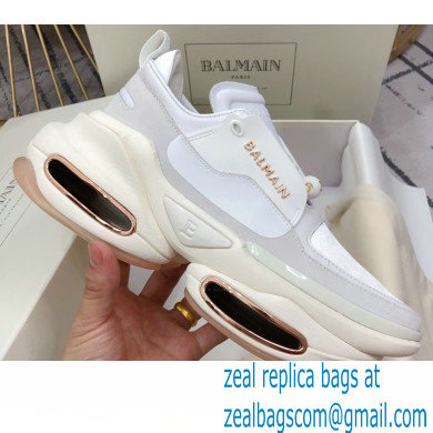 Balmain Leather And Suede Bbold Low-top Sneakers 04 2021