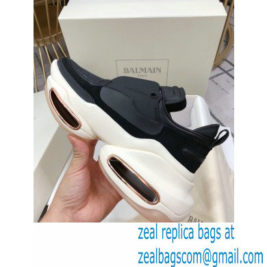 Balmain Leather And Suede Bbold Low-top Sneakers 05 2021
