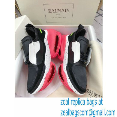 Balmain Leather And Suede Bbold Low-top Sneakers 06 2021