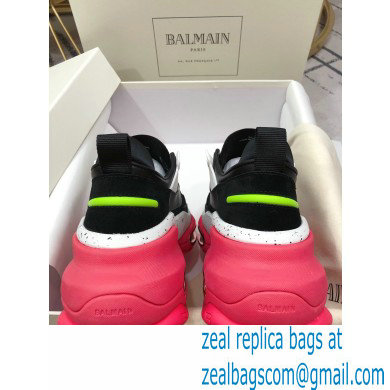 Balmain Leather And Suede Bbold Low-top Sneakers 06 2021