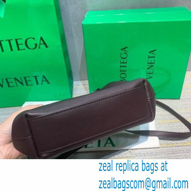 Bottega Veneta Point Leather Top Handle Small Bag Coffee 2021