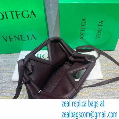 Bottega Veneta Point Leather Top Handle Small Bag Coffee 2021