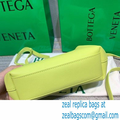 Bottega Veneta Point Leather Top Handle Small Bag Light Green 2021