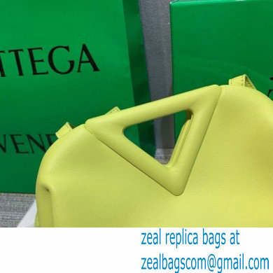 Bottega Veneta Point Leather Top Handle Small Bag Light Green 2021 - Click Image to Close