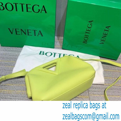 Bottega Veneta Point Leather Top Handle Small Bag Light Green 2021 - Click Image to Close