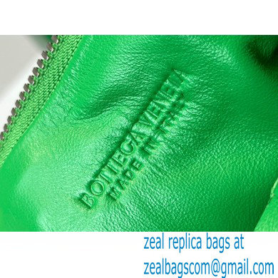 Bottega Veneta Rounded Mini BV Jodie Hobo Bag in Woven Leather Green 2021