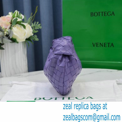 Bottega Veneta Rounded Mini BV Jodie Hobo Bag in Woven Leather Lavender 2021 - Click Image to Close