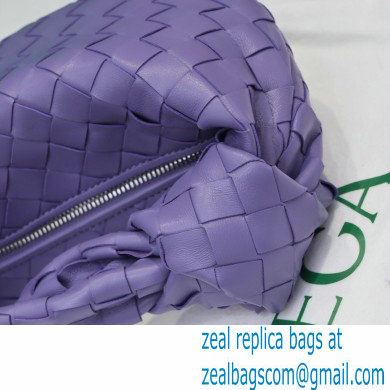 Bottega Veneta Rounded Mini BV Jodie Hobo Bag in Woven Leather Lavender 2021