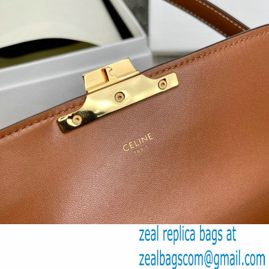 Celine Triomphe Shoulder Bag in Triomphe Canvas Tan 2021 - Click Image to Close