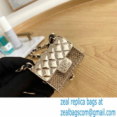 Chanel Tiny Belt Bag Metallic Gold 2021 - Click Image to Close