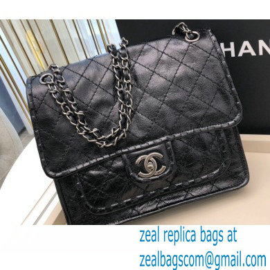 Chanel Vintage Messenger Bag Black 2021
