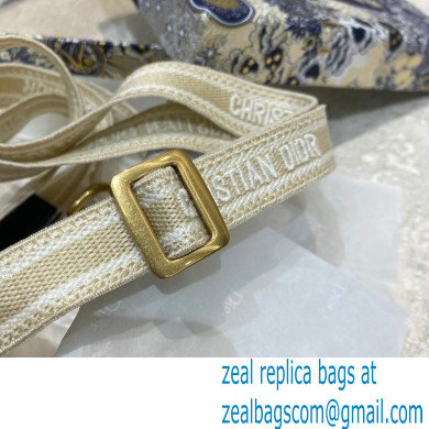 Christian Dior Embroidery Adjustable Micro Shoulder Strap Beige 2021 - Click Image to Close
