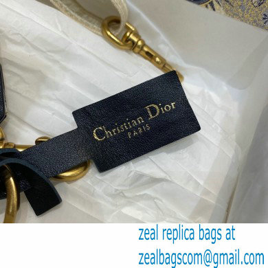 Christian Dior Embroidery Adjustable Micro Shoulder Strap Beige 2021 - Click Image to Close