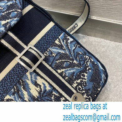 Dior Diorcamp Bag in Blue Palms Embroidery 2021 - Click Image to Close