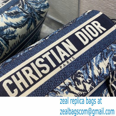 Dior Diorcamp Bag in Blue Palms Embroidery 2021 - Click Image to Close