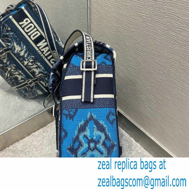 Dior Diorcamp Bag in Blue Palms Embroidery 2021 - Click Image to Close