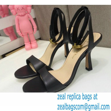 Dior Heel 8cm Sandals Black 2021