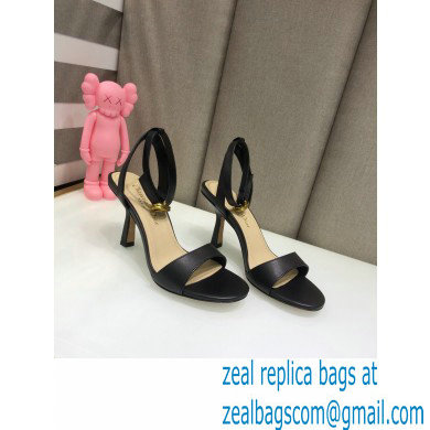 Dior Heel 8cm Sandals Black 2021 - Click Image to Close