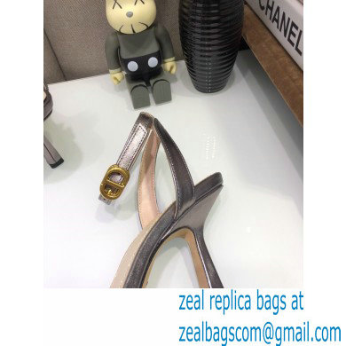 Dior Heel 8cm Sandals Gun Color 2021 - Click Image to Close