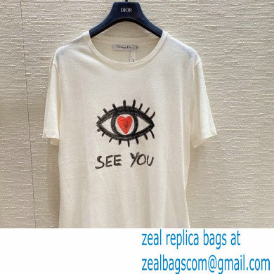 Dior 'I SEE YOU' T-Shirt white