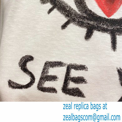 Dior 'I SEE YOU' T-Shirt white