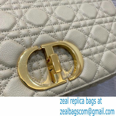 Dior Large Caro Bag in Soft Cannage Calfskin Beige 2021