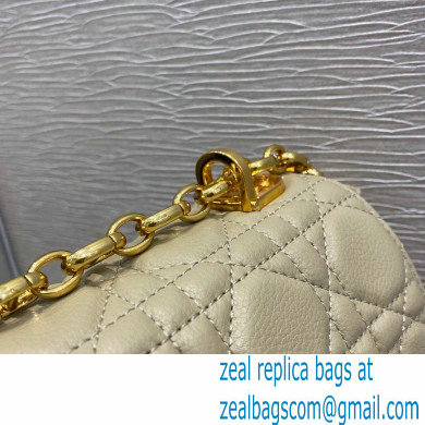 Dior Large Caro Bag in Soft Cannage Calfskin Beige 2021 - Click Image to Close