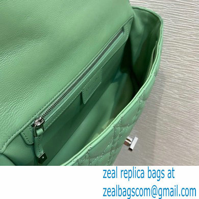 Dior Large Caro Bag in Supple Cannage Calfskin Mint Green 2021