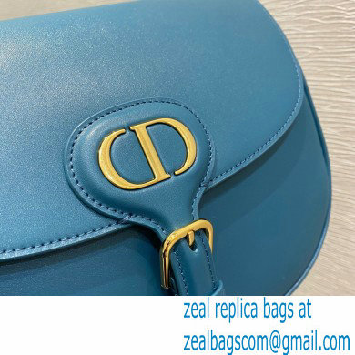 Dior Medium Bobby Bag in Box Calfskin Ocean Blue 2021