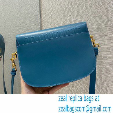 Dior Medium Bobby Bag in Box Calfskin Ocean Blue 2021 - Click Image to Close