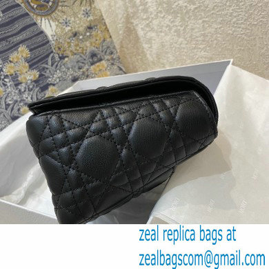 Dior Medium Caro Bag in Supple Cannage Calfskin Black 2021 - Click Image to Close