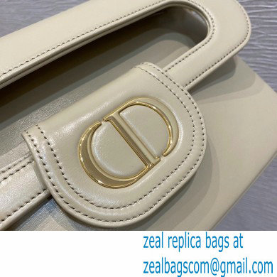 Dior Medium DiorDouble Bag in Smooth Calfskin Beige 2021