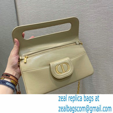 Dior Medium DiorDouble Bag in Smooth Calfskin Beige 2021