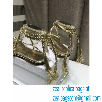 Dior Mythe Flat Sandals Gold 2021