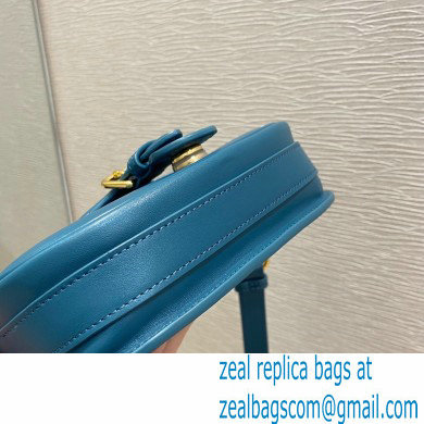 Dior Small Bobby Bag in Box Calfskin Ocean Blue 2021