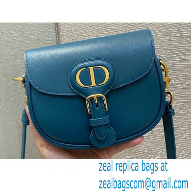 Dior Small Bobby Bag in Box Calfskin Ocean Blue 2021