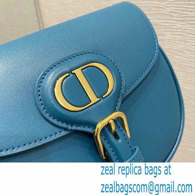 Dior Small Bobby Bag in Box Calfskin Ocean Blue 2021