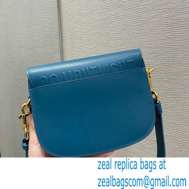 Dior Small Bobby Bag in Box Calfskin Ocean Blue 2021