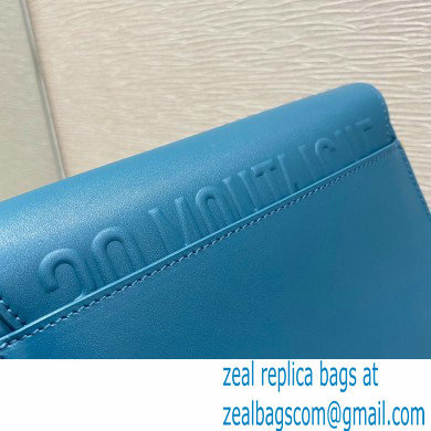 Dior Small Bobby Bag in Box Calfskin Ocean Blue 2021