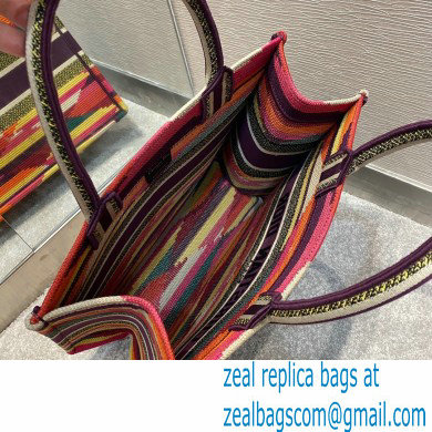 Dior Small Book Tote Bag in Multicolor Embroidery 2021 - Click Image to Close