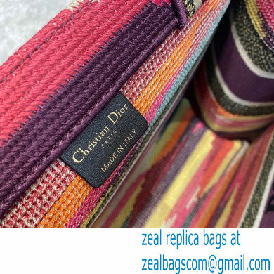 Dior Small Book Tote Bag in Multicolor Embroidery 2021 - Click Image to Close