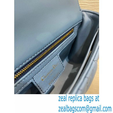 Dior Small Caro Bag in Cannage Lambskin Gradient Indigo Blue 2021