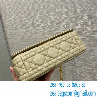 Dior Small Caro Bag in Soft Cannage Calfskin Beige 2021